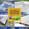 TUFFPAULIN 30FT X 32FT 150 GSM Transparent Heavy Duty Tarpaulin 100% Waterproof