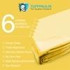 TUFFPAULIN 9FT X 6FT 150 GSM Yellow Heavy Duty Tarpaulin 100% Waterproof