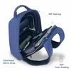 Carriall Columbus Blue & Black Smart Laptop Backpack