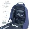 Carriall Columbus Blue & Black Smart Laptop Backpack