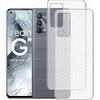 eZell REALME GT Master Edition Back Screen Protector, 3D Back Skin Carbon Fiber Ultra-Thin Protective Film (2 Packs) Transparent Back Cover for REALME GT Master Edition