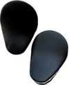 PROSPO Boxing Curved Focus Punching Mitts- Leather Training Hand Pads (Black)