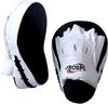 PROSPO Boxing Curved Focus Punching Mitts- Leather Training Hand Pads (Black)