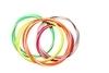 Fitfix Plastic Pe Multicolor Collapsible Travel Helix Sports Hula Hoop Exercise Fitness Playing Ring - 36 Inch (Pack Of 5)