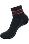 Balenzia Men Black, Light Grey, Dark Grey Cotton Blend Pack of 3 Ankle-Length Socks (Free Size)