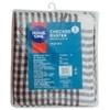Home One Cotton Assorted Checked Duster 40 X 40 (Pack of 6)