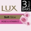 Lux Rose & Vitamin E Soft Glowing Skin Soap Bar 150 g (Pack of 3)