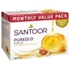 Santoor Glycerin Soap Pack of 3 (125 g each)