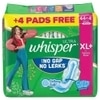 Whisper Ultra Sanitary Napkins with Wings - XL+ 48 N