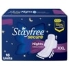 Stayfree Secure Nights Cottony Sanitary Napkin XXL 18 pads