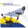 PowerMax Fitness BU-201 Dual Action Air Bike/Exercise Bike for Home |Gym Cycle for Workout With Adjustable Cushioned Seat | Non-Slip Pedals | Fixed Handles Black Gym Bike, Max user weight 120 KG