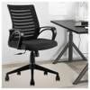ASTRIDE Ace Mid Back Office Chair for Work from Home/Study Chair Height Adjustable Revolving Chair with Tilt Lock [Heavy Duty Nylon Base, Black]