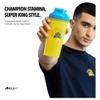 Chennai Super Kings (CSK) Official Merchandise Gym Shaker for Protein Shake Leakproof Shaker Bottles for Protein, Preworkout and Bcaa Shake, Protein Shaker Bottle for Gym Men & Women Blue Yellow