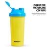 Chennai Super Kings (CSK) Official Merchandise Gym Shaker for Protein Shake Leakproof Shaker Bottles for Protein, Preworkout and Bcaa Shake, Protein Shaker Bottle for Gym Men & Women Blue Yellow