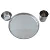Veer Steel Laser Dinner Set (3 pcs)