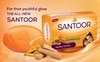 Santoor Sandal & Turmeric Soap 125 g (Pack of 4)