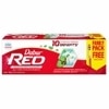 Dabur Red Toothpaste (200+ 100) g (With Free Toothbrush)