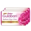 Dabur Gulabari Pure Rose Soap 150 g (Pack of 3)