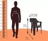 NPPL Plastic Living Room Chair (Finish Color - Brown, Pre-assembled) (Pack of 4)