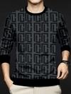 KAJARU Men Printed Round Neck Polyester Grey T-Shirt