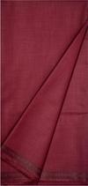 KUNDAN SULZ GWALIOR Men Brown & Maroon Solid Polyester Blend Shirt & Trouser Fabric
