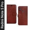 Coverview Flip Cover for Mi Redmi Note 5 Pro - Cherry Brown