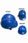 LADWA 10 Pcs Blue Heavy Duty Safety Director Helmet Head Protection for Outdoor Work Head Safety Hat with ISI Mark (Pack of 10)