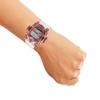 Acnos Digital Red Dial White Strap Watch For Men - (LED/GEO-RED)