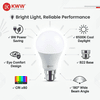 KWW 9W B22 LED Cool Day White LED Bulb, Pack of 3 | Energy-Efficient LED Lighting | Low Power Consumption | Low Electricity Bill | LED for Bedroom, Home, Kitchen, Bathroom, Washroom, Office