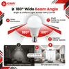 KWW 9W B22 LED Cool Day White LED Bulb, Pack of 3 | Energy-Efficient LED Lighting | Low Power Consumption | Low Electricity Bill | LED for Bedroom, Home, Kitchen, Bathroom, Washroom, Office