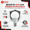 KWW 9W B22 LED Cool Day White LED Bulb, Pack of 3 | Energy-Efficient LED Lighting | Low Power Consumption | Low Electricity Bill | LED for Bedroom, Home, Kitchen, Bathroom, Washroom, Office