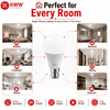 KWW 9W B22 LED Cool Day White LED Bulb, Pack of 3 | Energy-Efficient LED Lighting | Low Power Consumption | Low Electricity Bill | LED for Bedroom, Home, Kitchen, Bathroom, Washroom, Office