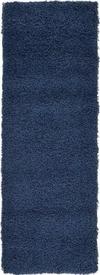 Shag Weaving Carpet Blue Polyester Area Rug (2 ft X 4 ft Rectangle)Blue