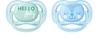 Philips Avent Blue And Green Ultra Air Pacifier For Boy ,0-6 m, 2 pcs