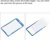 Shining Zon Heavy Duty Retractable Badge Holder with Aluminum Metal Vertical ID Card Holders for Office ID Cards (Set Of 6 Blue Yoyo)