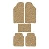 CRANZO Curly Car Foot Mats Beige Set of 5 Pcs for Hyundai Tucson