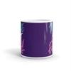 Rish Take It Easy Printed Purple Ceramic Coffee Mug, 350 Ml