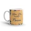 Rish Parin Printed Multicolor Ceramic Coffee Mug, 350 Ml