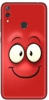 aadia Huawei Y7 Prime (2019) Matte Vinyl Smiley Printed Mobile Skin Sticker with Scratch Resistant Lamination