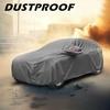 Auto Hub Hyundai Eon Car Cover with Mirror Pocket, Waterproof Layers, Car Cover Eon Waterproof - Taiwan Grey
