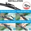 Auto Hub Car Wiper Blade Compatibility with Maruti Suzuki S-Cross New (Model : 2013-Till Date) Windshield Size D-26,P-14
