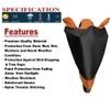 Auto Hub Bike Body Cover for Bajaj Dominar 400 , Dustproof UV Protection water resistant Custom Fit Cover-(Black-Orange )