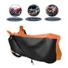 Auto Hub Bike Body Cover for Bajaj Dominar 400 , Dustproof UV Protection water resistant Custom Fit Cover-(Black-Orange )