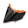 Auto Hub Bike Body Cover for Bajaj Dominar 400 , Dustproof UV Protection water resistant Custom Fit Cover-(Black-Orange )