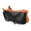 Auto Hub Bike Body Cover for Bajaj Dominar 400 , Dustproof UV Protection water resistant Custom Fit Cover-(Black-Orange )