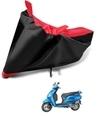 Auto Hub Bike Body Cover for Hero Maestro , Dustproof UV Protection water resistant Custom Fit Cover-(Black-Red)