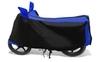 Auto Hub Bike Cover for Royal Enfield Thunder Bird 350 , Dustproof UV Protection water resistant Custom Fit Cover-(Black-Blue)