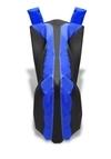 Auto Hub Bike Cover for Royal Enfield Thunder Bird 350 , Dustproof UV Protection water resistant Custom Fit Cover-(Black-Blue)