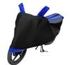 Auto Hub Bike Cover for Royal Enfield Thunder Bird 350 , Dustproof UV Protection water resistant Custom Fit Cover-(Black-Blue)