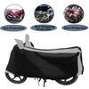 Auto Hub Bike Cover for Royal Enfield Thunder Bird 350 , Dustproof UV Protection water resistant Custom Fit Cover-(Black-Silver )